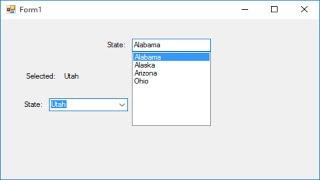 C# Tutorial - How to use a Combobox in C#.NET | FoxLearn