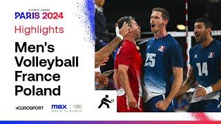 France Win Volleyball Gold vs Poland  | #paris2024  Highlights