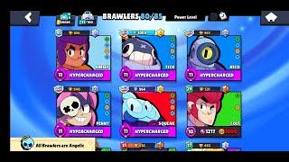 Brawl Stars account for sale! 80 Brawler - 9 Legendary - 8 Hypercharge - 73 Skin - Legendary rank