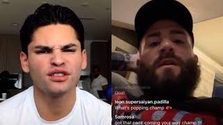 “Jordan Plant is SUING me” — Ryan Garcia CONFRONTED for Caleb Plant WIFE Disrespect by Ishe Smith