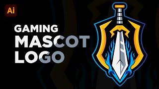 Adobe Illustrator Tutorial: How to Create Gaming Mascot Logo | Hiru Designs