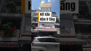 Khách Sạn Hầm 9 Tầng mặt tiền Phố Tây Bùi Viện, P. Phạm Ngũ Lão, Quận 1 #batdongsan #hotel #building