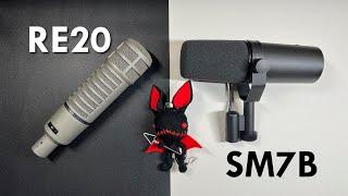 SM7B and RE20 comparison (rivalry)