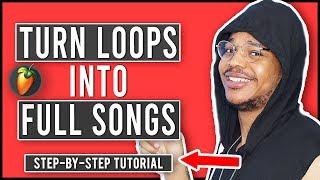 How To Turn A Loop Or Sample Into A Beat (How To Add Drums To Samples In FL Studio 20)