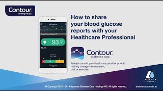 Sharing reports | CONTOUR DIABETES App