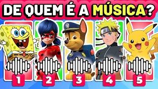  ADIVINHE o DESENHO pela MÚSICA | Desafio Musical