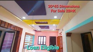 30*45 North East corner House||150Yards 2BHK||#HYDERABAD