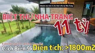 BÁN BIỆT THỰ 1800m2 Tại NHA TRANG, GIÁ CHỈ 11 tỷ | Sinh villa