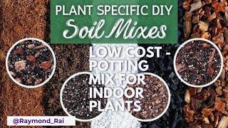 Simple Low Cost Soil-Mix For Indoor Plants 🪴 || ( Using Leaf Manure) Most Aroids Loves Chunky Soil.