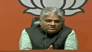 Joint Press Conference by Shri Bhupender Yadav & Shri Dushyant Kumar Gautam at BJP HQ