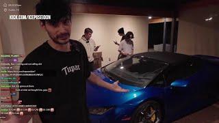 Ice Poseidon shows off his new Lamborghini