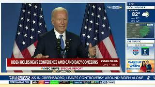 Question #2: Biden Responds to Mixing Up President Putin and Zelenskyy During NATO Conference