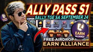 Earn Alliance ALLY PASS Season1 New Airdrop Info + $ALLY TGE on September 24