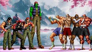 [KOF Mugen] Ralf Jones Team vs Sagat Team