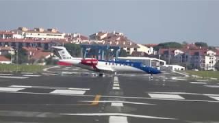 Learjet 45XR LX-LAR - European Air Ambulance-landing and takeoff San Sebastian (EAS/LESO)