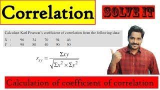 Correlation Coefficient | Calculate Coefficient of Correlation | Statistics