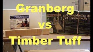 Granberg vs Timber Tuff - Small portable compact economical chainsaw log mills - unboxing & assembly