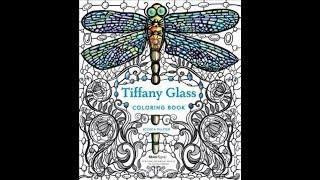 Tiffany Glass - half completed book, flip through