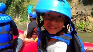 White Water Rafting UBUD Bali || Ayung River || Rafting through Waterfall || Indonesia ||