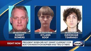 President Biden did not grant clemency for Boston Marathon bomber and two others