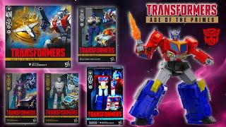 WOW! HUGE Transformers AGE OF THE PRIMES 2025 REVEALS! Commander & TITAN CLASS! Studio Series & MORE