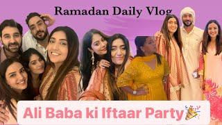 Ramadan Daily Vlog| Iftar Party - Aly Goni & Jasmin - Shireen Mirza || Hasan Sartaj