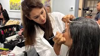 Hamptons Fashion week 2023 Anelya Alim makeup School New York Team makeup & HAIR