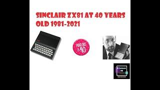 Sinclair ZX81 at 40 years old