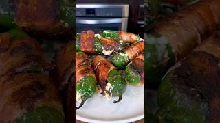 Easy Bacon Wrapped Jalapeño Poppers Super Simple Recipe #shorts