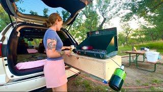 SOLO SUV CAMPING AT MEDORA CAMPGROUNDS