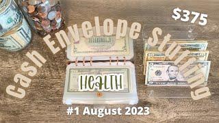 Cash Envelope Stuffing #1 AUGUST 2023 // Low Income Weekly Budget