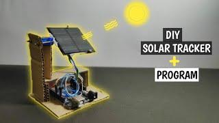 How To Make Solar Tracker |DIY |Single Axis Solar Tracker |Arduino|Technical Tamizha