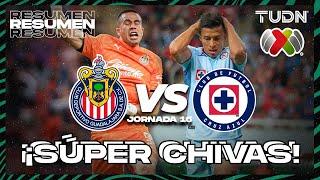 RESUMEN | Chivas vs Cruz Azul | AP2023-J16 | Liga Mx | TUDN