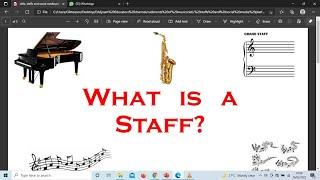 The Musical Staff: Lines & Spaces