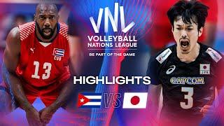  CUB vs.  JPN - Highlights | Week 1 | Men's VNL 2024