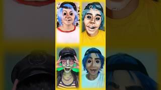 Makeup  inspired by GORILLAZ ️ #makeup #tiktok #viral #12kanal #fypシ