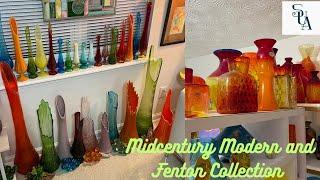 Midmod and Fenton Glass GALORE!