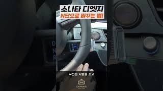 쏘나타 은근 중립박기 힘드네 ‍의외로 잘 모르는 신형 소나타 기어 변속법