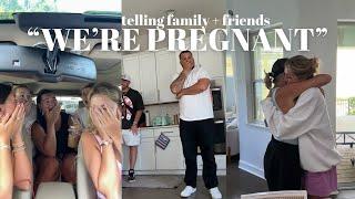 Telling our family & friends: WE’RE PREGNANT (with twins??! + full story)