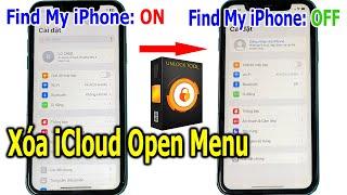 Xóa sạch iCloud trong Open Menu tất cả iPhone, iPad bằng UnlockTool