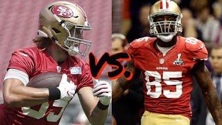 George Kittle vs. Vernon Davis: Comparing and Contrasting two Great 49ers Tight Ends