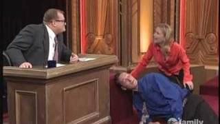 Ryan Stiles Breaks Glass with Head