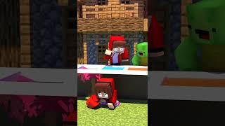 JJ and Mikey Punch Challenge - Maizen Minecraft Animation