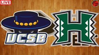 HAWAII vs UCSB BIG WEST BASKETBALL LIVE GAME CAST & AUDIO