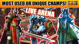 TALKING ABOUT LIVE ARENA UNDERRATED AND PERSONAL BEST CHAMPS! Ft. @YST_Verse   Raid: Shadow Legends