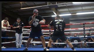 Andrew Moloney Media Workout for Junto Nakatani May 20th on Haney vs Loma card