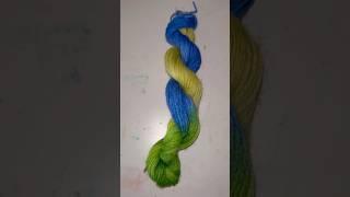 Immersion Dyeing Hand Dyed Yarn #crafty #crochet #handdyedyarn #yarn #yarntube #handdyed #yarnlove