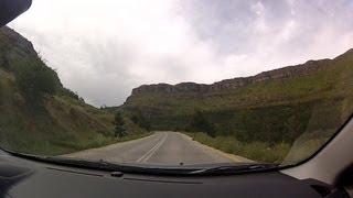 Trapeza to Ziria Ski Resort (National Road 8A, highway and mountain road driving) - onboard camera