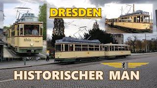 Straßenbahn Dresden - Historischer MAN Triebwagen 734