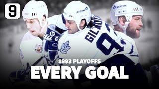 Every Toronto Maple Leafs Playoff Goal from the 1993 Stanley Cup Playoffs | NHL Throwback